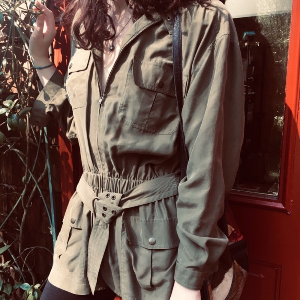 Vintage Silk Jacket sz Medium